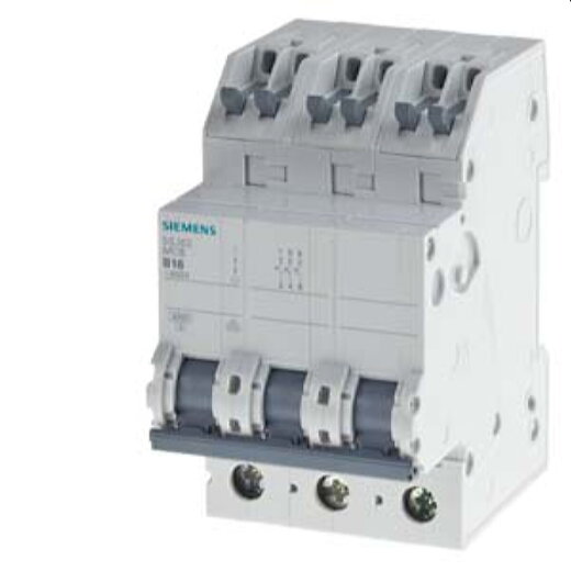 Siemens Leitungsschutzschalter C10A 3polig 6kA m. Steckkl. 5SJ6310-7KS