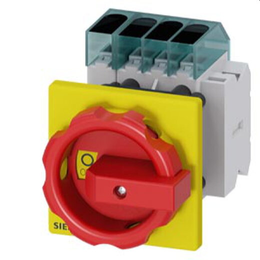 Siemens Lasttrennschalter 3LD3 Iu32A 3p+N 11,5kW rot/gelb 1Ö+1S 3LD3254-1TL53