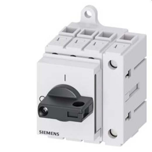 Siemens Lasttrennschalter 3LD3 Iu40A 3polig+N 15,0kW schwarz 3LD3330-0TL11