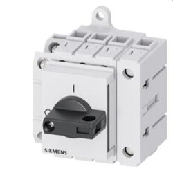 Siemens Lasttrennschalter 3LD3 Iu63A 3po+N 22,0kW schwarz...