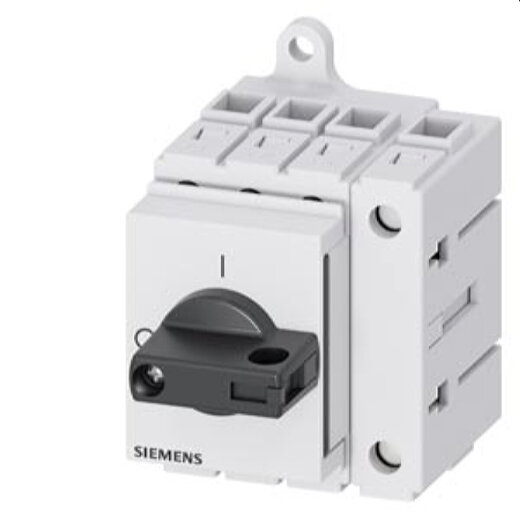 Siemens Lasttrennschalter 3LD3 Iu16A 3polig+N 7,5kW schwarz 3LD3030-0TL11