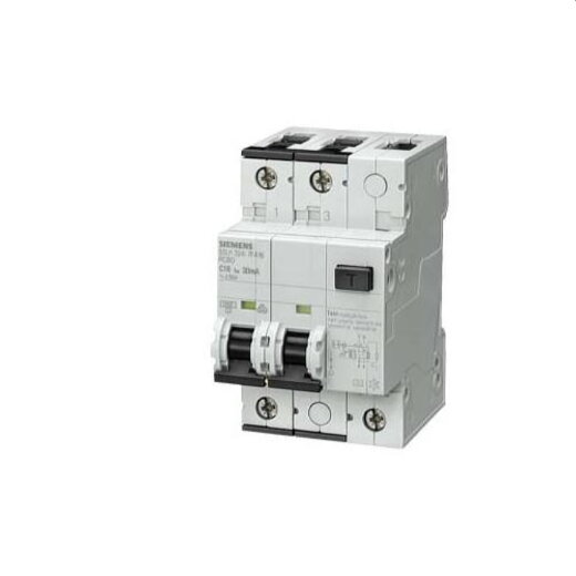 Siemens FI-Schutzschalter, FI 10kA 2polig B10A 3TE 5SU1324-6FA10