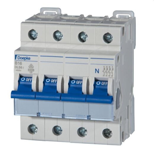 Doepke Leitungsschutzschalter DLS6I B50A 3polig+N 10KA