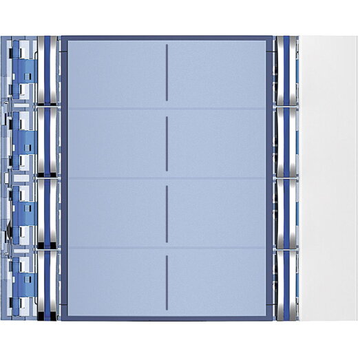 Bticino Tastenmodul 352182 8 Ruftasten-D ALLWHITE 4x2