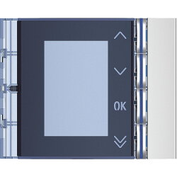 Bticino Frontblende 352501 f. DisplayModul ALLMETAL