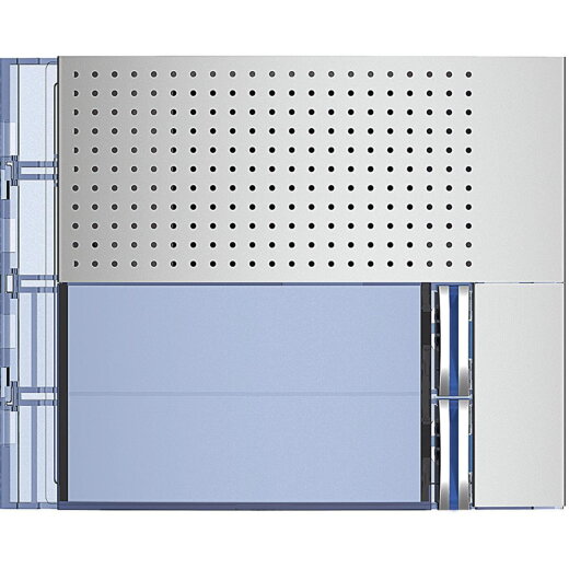 Bticino Frontblende 351021 BASIS f. Lautsp. 2RT ALLMETAL