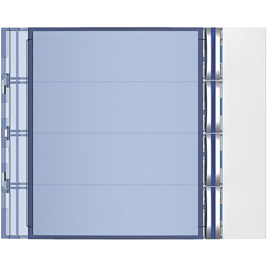 Bticino Tastenmodul 352042 Sfera New m. 4 Ruftasten ALLWHITE