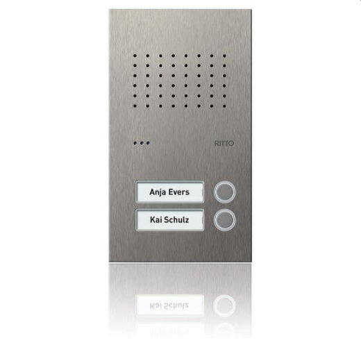 Ritto Acero Pur Türstation Edelstahl 2WE