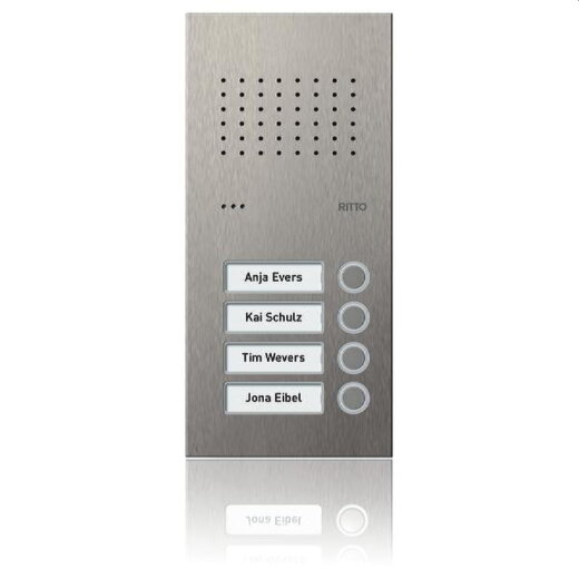 Ritto Acero Pur Türstation Edelstahl 4WE