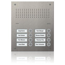 Ritto Türstation Acero Pur Edelstahl 8WE 2 Spalten