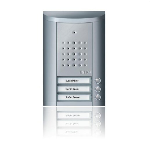 Ritto Entravox Türstation 1840320 3 Tasten silber