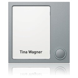 Ritto Portier Tastenmodul 1875120 TwinBus 1Taste silber