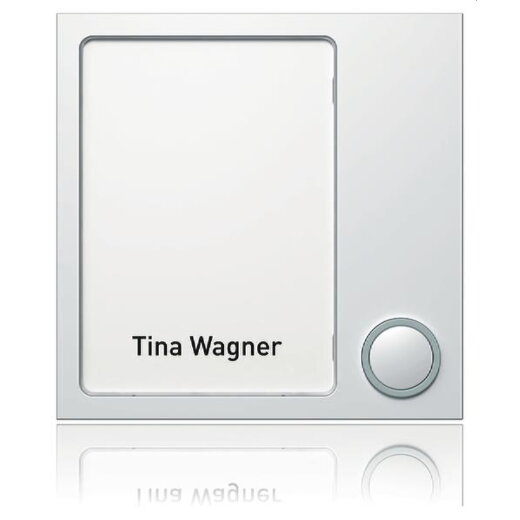 Ritto Portier Tastenmodul 1875170 TwinBus 1Taste weiss