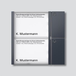 Siedle Tastenmodul BTM 650-02 AG anthrazitgrau