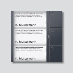 Siedle Tastenmodul BTM 650-03 AG anthrazitgrau