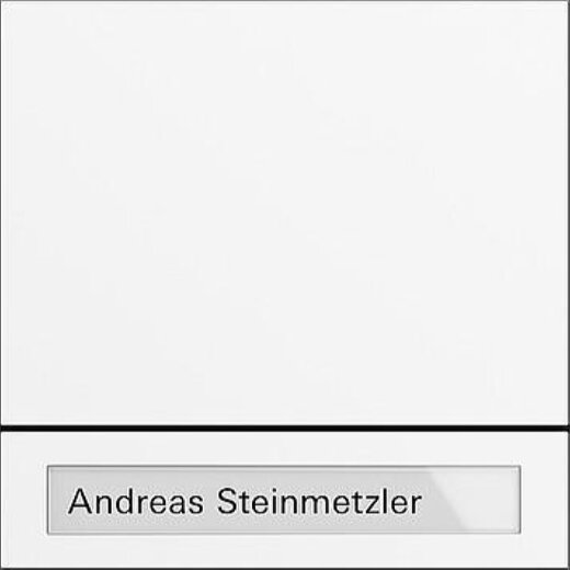 Gira Ruftastenmodul 5531902 1fach System 106 Verkehrsweiss