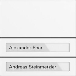 Gira Ruftastenmodul 5532902 2fach System 106 Verkehrsweiss