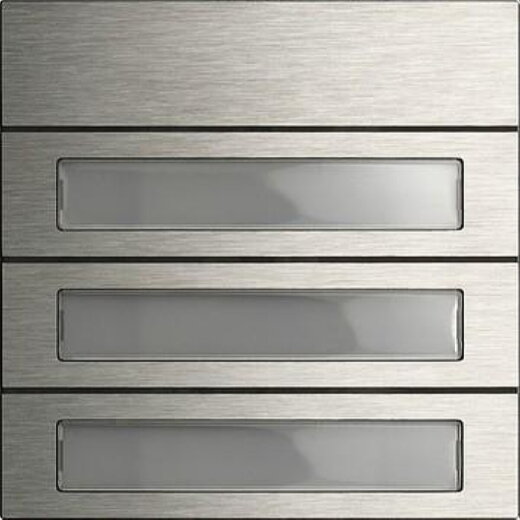 Gira Ruftastenmodul 5533920 3fach System 106 Edelstahl