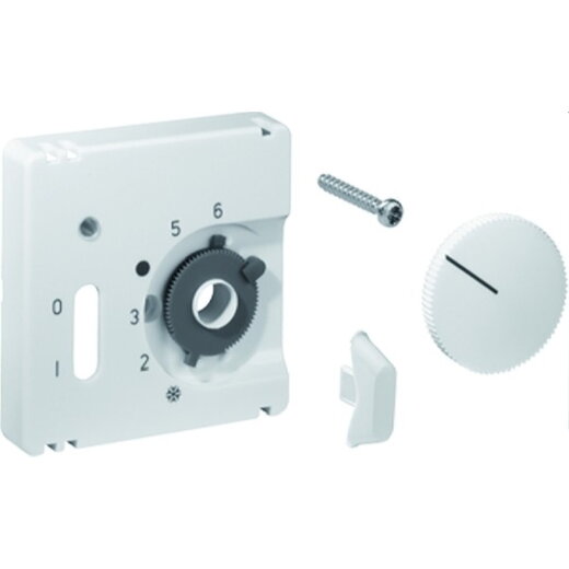 Alre-It Abdeckung für Raumtemperaturregler JZ-002.100 55x55mm glanz reinweiss UN990051
