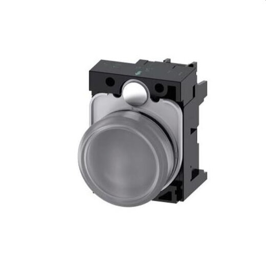 Siemens Leuchtmelder 22mm rund klar Linse glatt 3SU1102-6AA70-1AA0