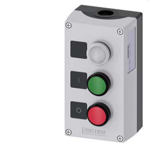 Siemens Gehäuse für Befehlsgeräte 22mm rund 3SU1803-0AB00-2AB1