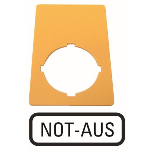 EATON Electric Not-Aus-Schild M22-XZK-D99