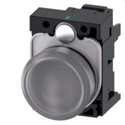 Siemens Leuchtmelder 22mm rund klar Linse glatt...