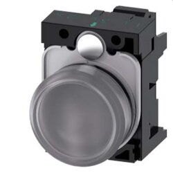 Siemens Leuchtmelder 22mm rund klar Linse glatt...