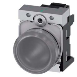 Siemens Leuchtmelder 22mm rund klar Linse glatt...