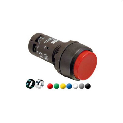 ABB Stotz-Kontakt Drucktaster CP33-10R-01 rot O 1Öffner 1SFA619132R1041