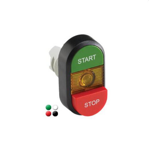 ABB Stotz-Kontakt Doppeldrucktaster MPD17-11G 1SFA611146R1102