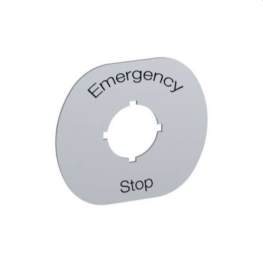 ABB Stotz-Kontakt Not-Aus-Schild MA6-1101 1SFA611930R1101