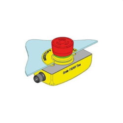 ABB Stotz-Kontakt Not-Halt-Taster SMILE 11 EAR TINA...