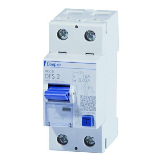 Doepke FI-Schutzschalter DFS2 063-2/0,03-A 2polig 63/0,03A