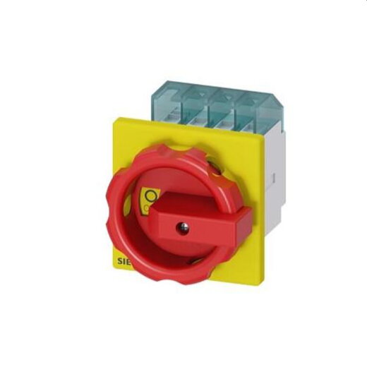 Siemens Not-Aus-Schalter 3polig fuer Fronteinbau 3LD2003-0TK53