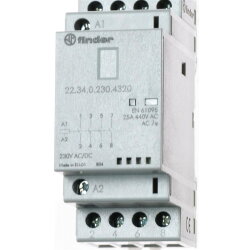 Finder Installationsschütz 2S 2Ö 25A 230V AC 1 STK