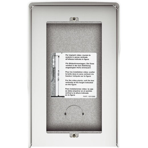 Bticino AP-Kasten 350622 2 Module ALLWHITE