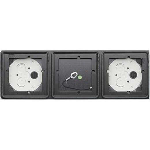 Gira AP-Gehäuse 5503902 3Module 1x3 Verkehrsweiss lack.