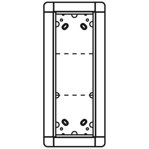 Ritto Portier UP-Rahmen 1881370 3fach weiss