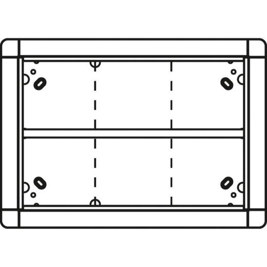 Ritto UP-Rahmen 1881670 6fach weiss
