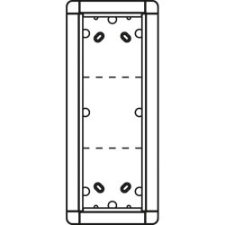 Ritto Portier AP-Rahmen 1883370 3fach weiss