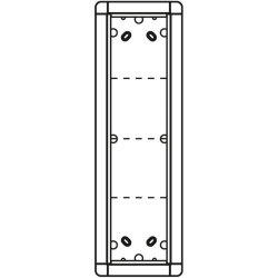 Ritto Portier AP-Rahmen 1883420 4fach silber