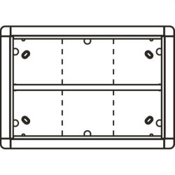 Ritto AP-Rahmen 1883670 6fach weiss