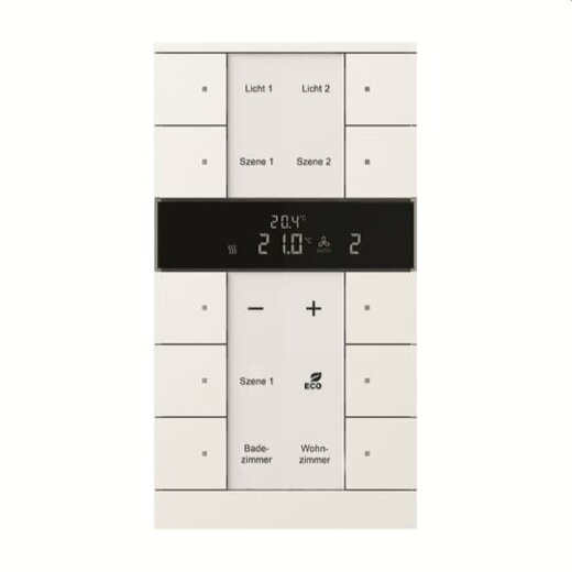 Busch-Jaeger Raumtemperaturregler SBS/U10.0.11-884 HVAC-Slave 10fach