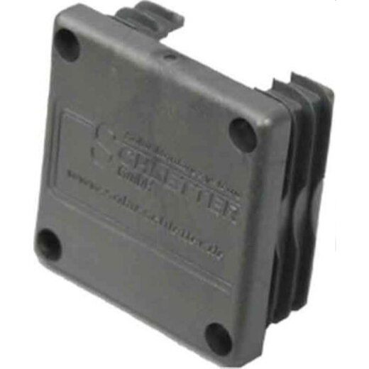 Schletter Kunststoff-Endkappe Solo Grau 129011-000