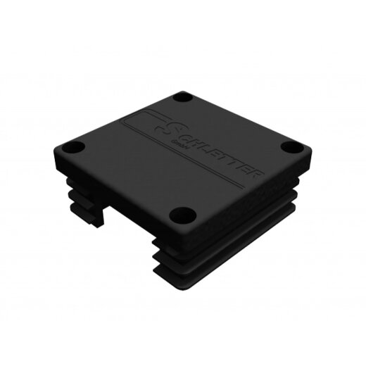 Schletter Kunststoff-Endkappe Solo Schwarz 129011-900