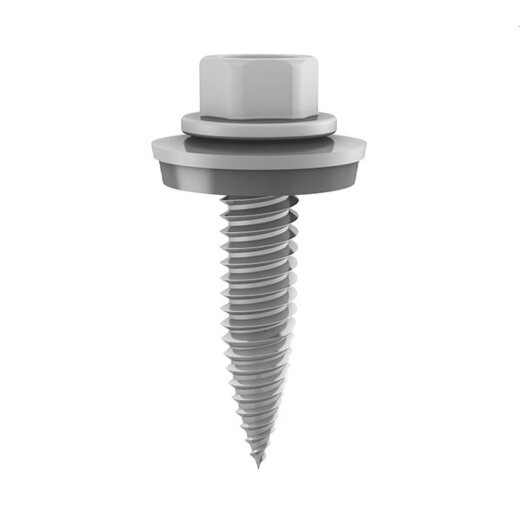 K2 Systems Sechskantblechschraube 1005207 6x25 mm gewindeformend mit Dichtscheibe