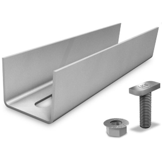 K2 Systems Schienenverbinder 1004107 Set SolidRail Ultra Light und Light