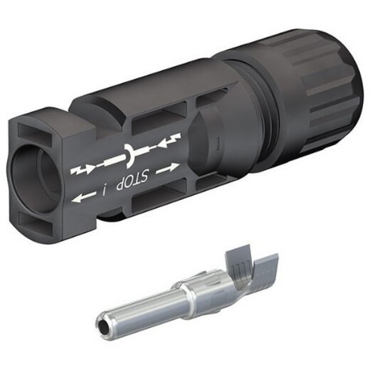 Stäubli MC4 MALE KST4/6II-UR MC4 Kupplungsstecker (-) für Kabel Ø 4-6mm²
