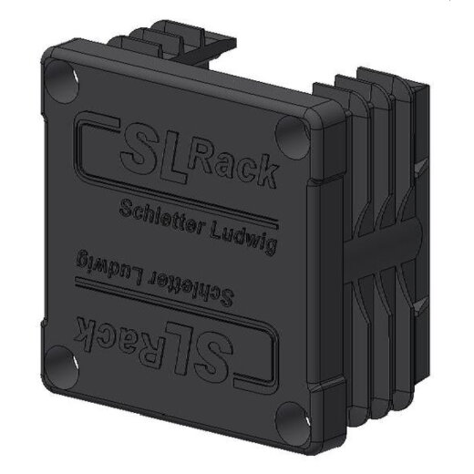 SL Rack Kunststoff-Endkappe RAIL 40 schwarz 94640-05